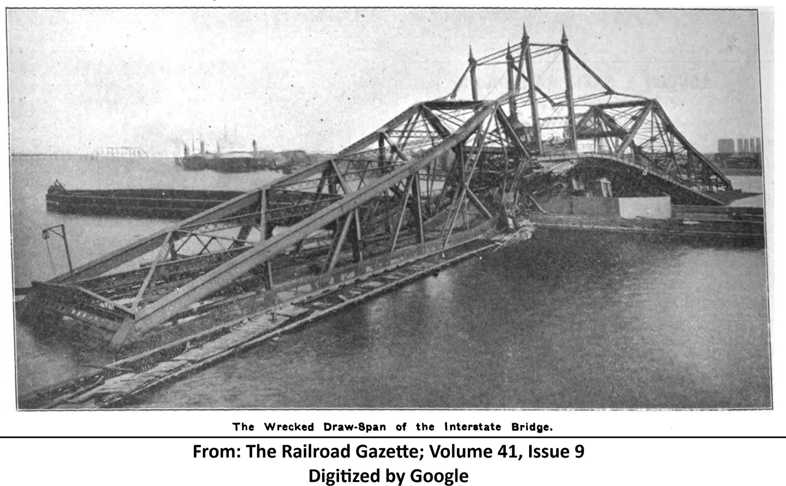 Collapsed swing span